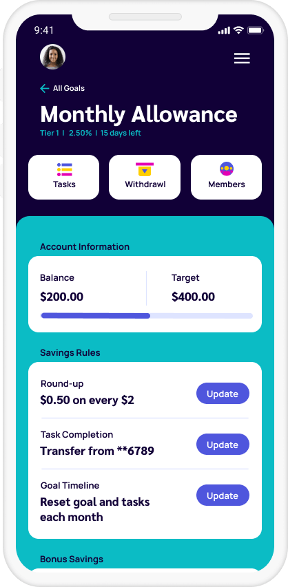 Allowance – Scurry App